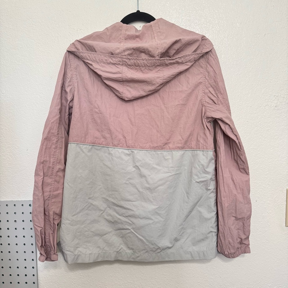 Zine Women's Pink and White Windbreaker Jacket Size Large - Picture 5 of 8